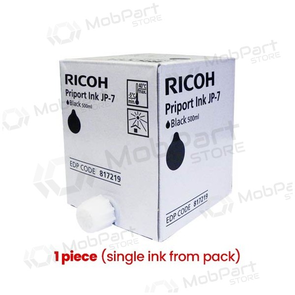 Ricoh JP-7 (817219) bläckpatron, svart (1 st)