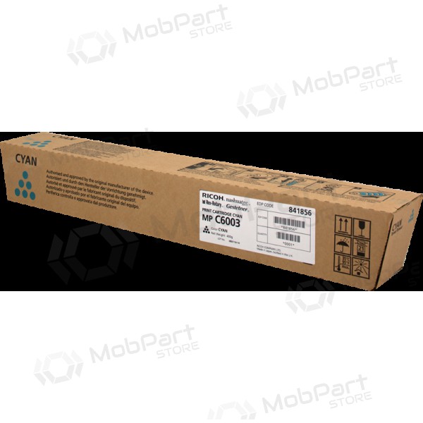 Ricoh MP C6003 / 5503 (841856), himmelsblå patron för laserskrivare, 22500 sidor.