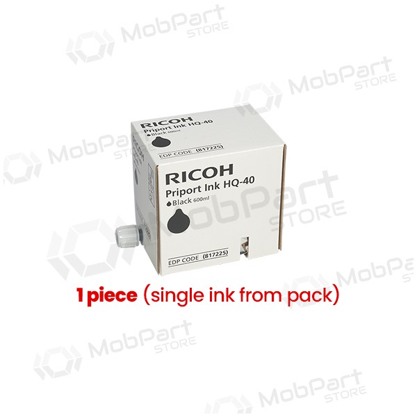 Ricoh Priport HQ-40 (817225) bläckpatron, svart (1 st)