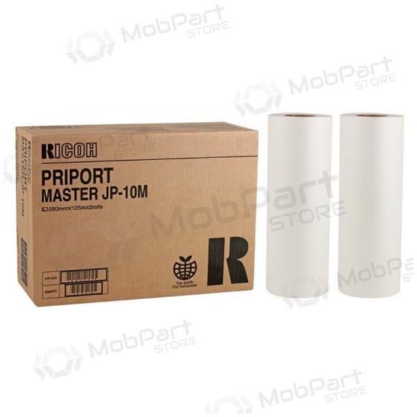 Ricoh Priport Master JP-10M (893027) (2 ROLLS/pack) 280x125mm Digital Duplicator Supplies