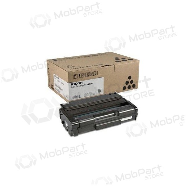 Ricoh Type SP 3400 LC (407647) (406523), svart kassett för laserskrivare, 2500 sidor