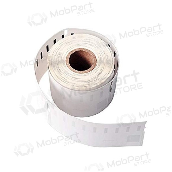TopJet Etikettrulle Svart på vit, 54x101mm, 220 etiketter, kompatibel med Dymo 99014 (S0722430)