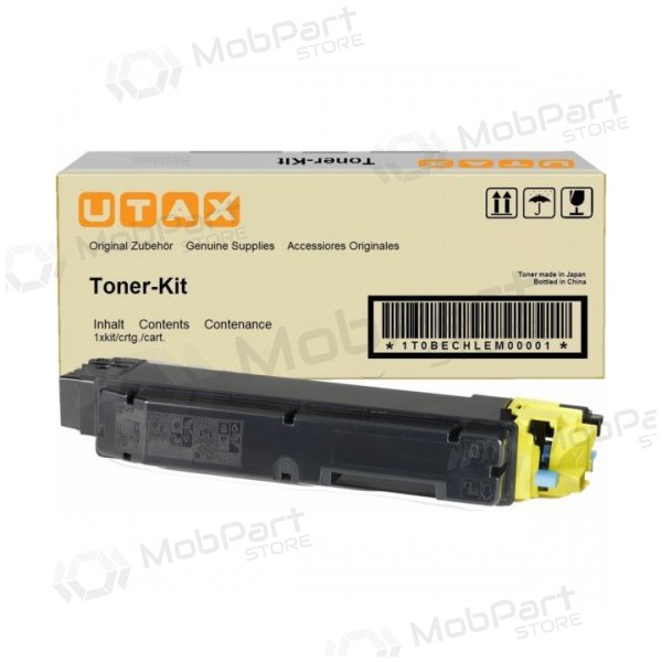 Triumph Adler Kit PK-5011Y/ Utax PK5011Y (1T02NRAUT0/ 1T02NRATA0), gul patron för laserskrivare