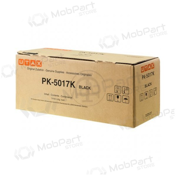Triumph-Adler/Utax tonerkassett PK-5017K (1T02TV0UT0/1T02TV0TA0), svart kassett för laserskrivare, 8000 sidor